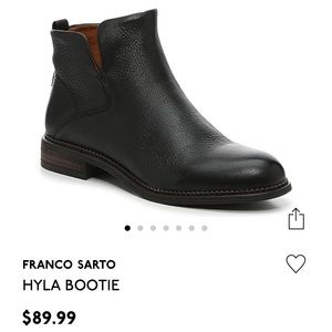 Brand new Franco Sarto womens leather bootie